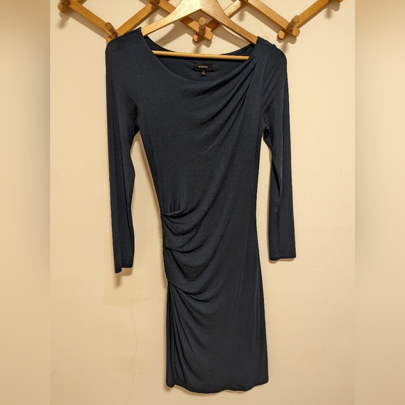 Aritzia Babaton Joaquin Ruched Dress - Blue - XS - Picture 2 of 4